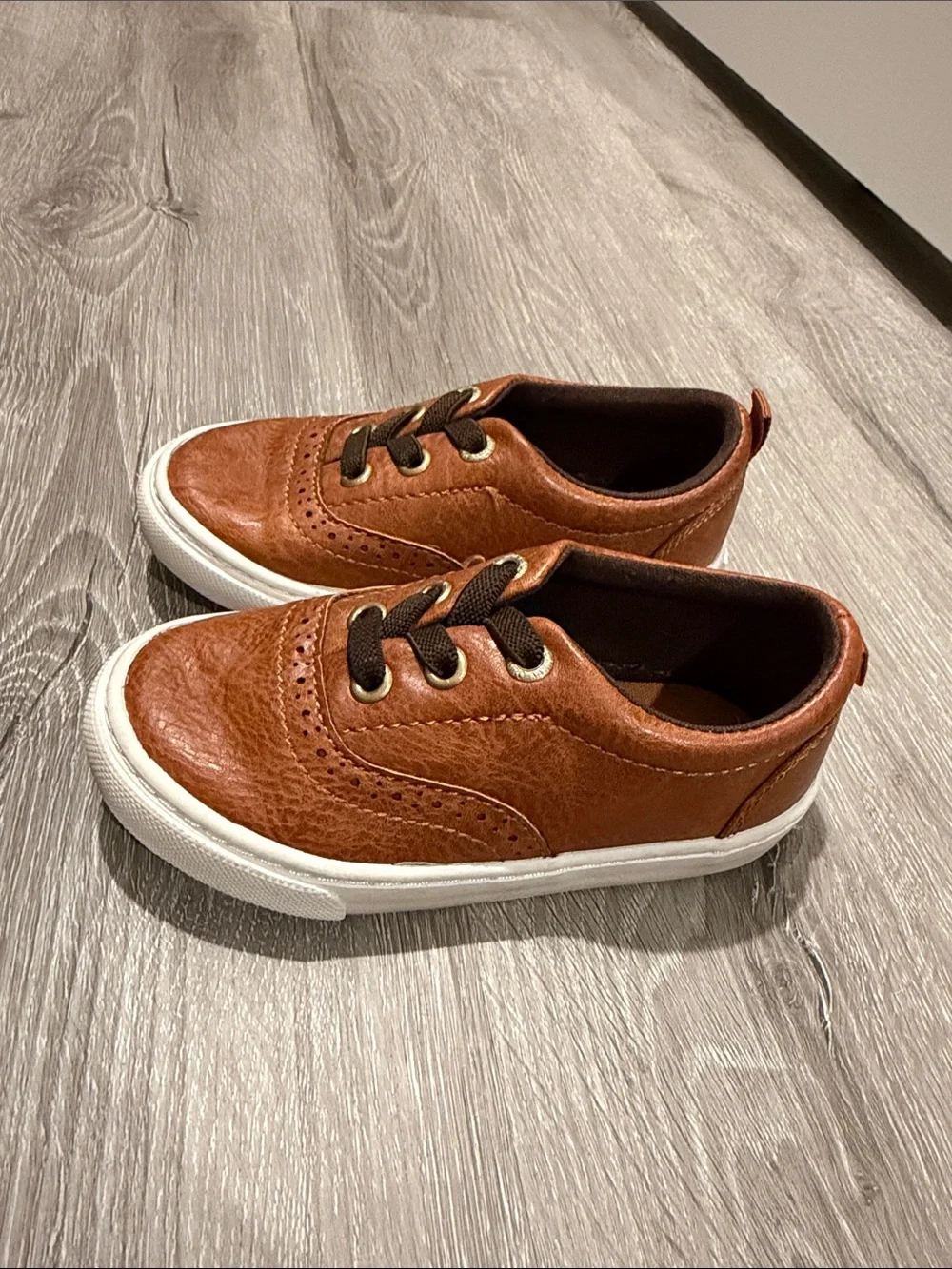 GAP and Old Navy Kids Sneaker Bundle — Red, Gray, Tan & Brown